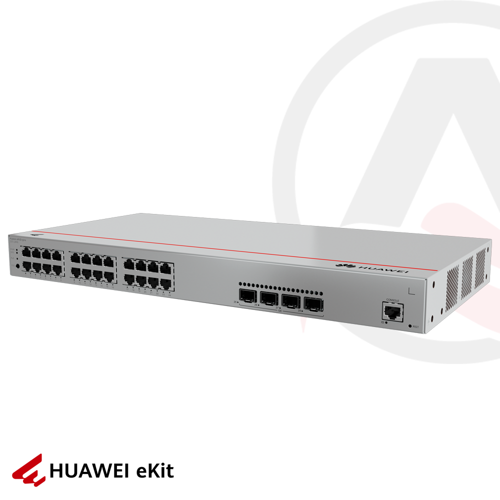 Huawei S310-24P4S - 24 Port PoE, 4 Port 1G SFP, 10/100/1000 L2+ Yönetilebilir Switch, 400W