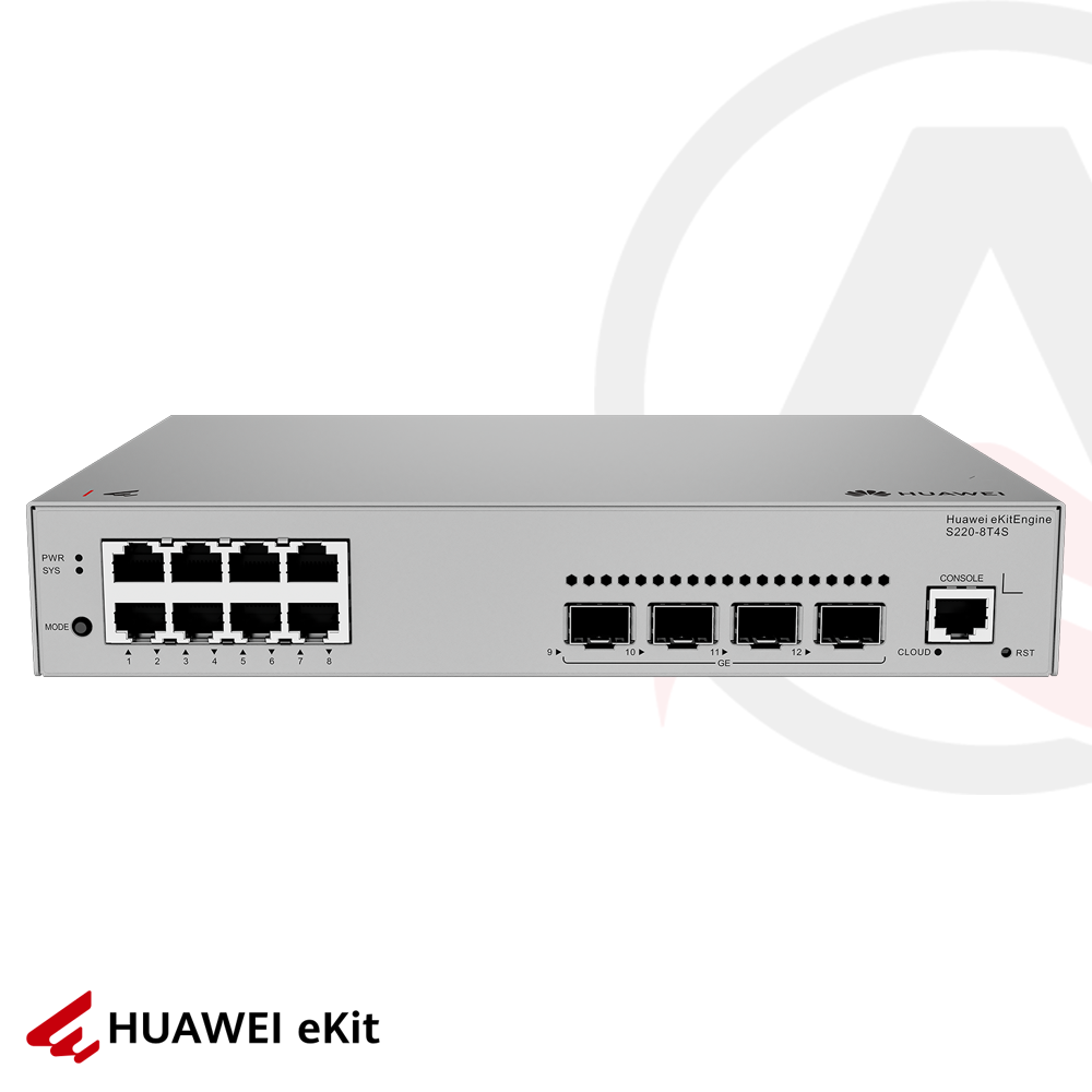 Huawei S220-8T4S - 8 Port, 4 Port SFP Gigabit Switch