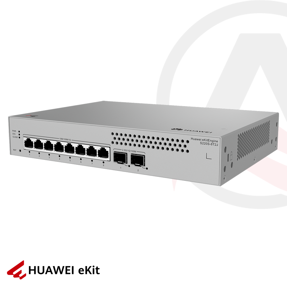 Huawei S220S-8T2J - 8 Port, 2 Port 2.5G SFP Gigabit Switch