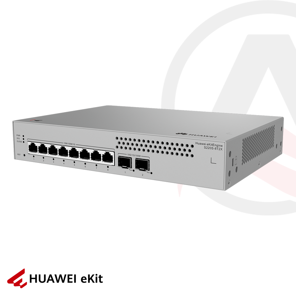 Huawei S220S-8T2X - 8 Port, 2 Port 10G SFP Gigabit Switch