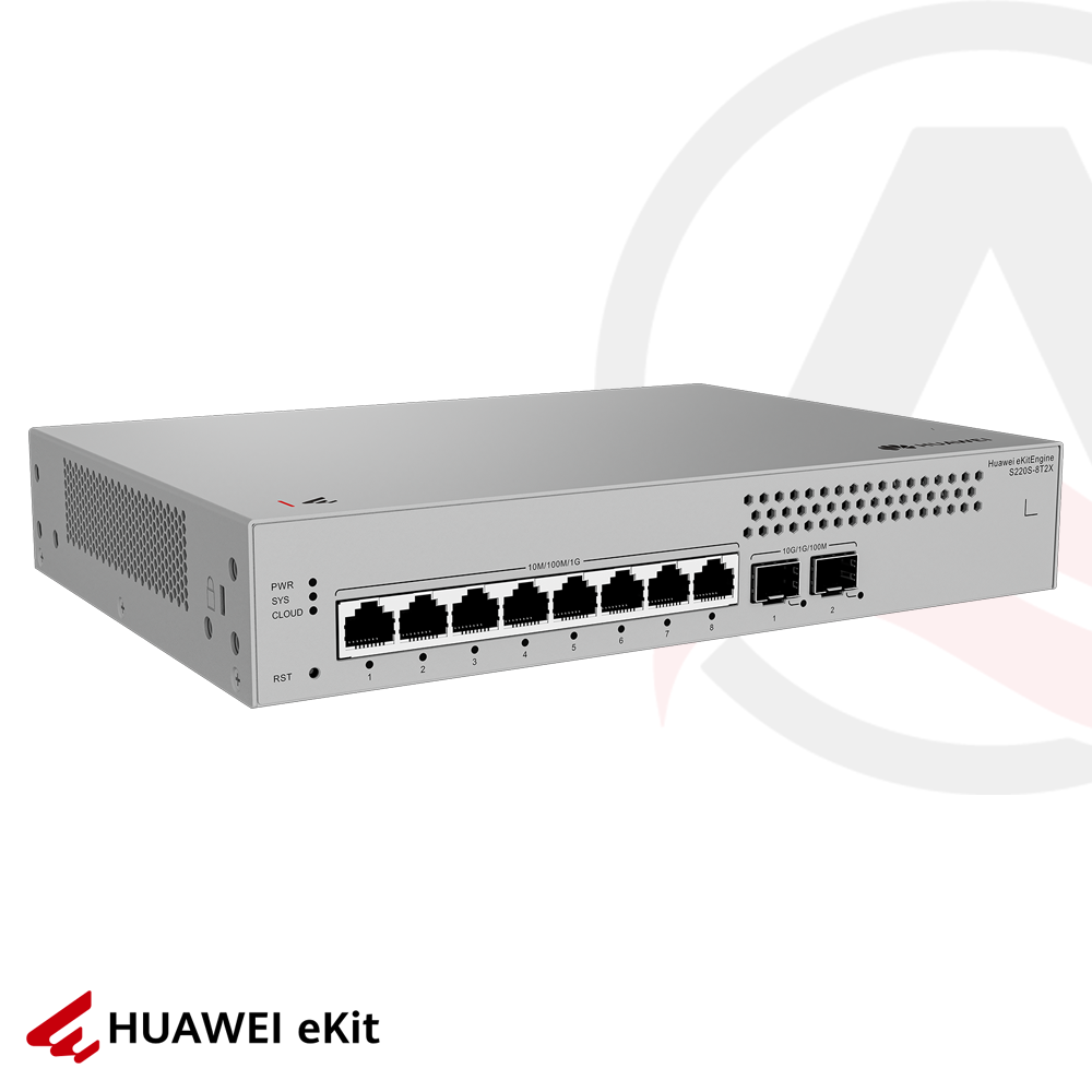 Huawei S220S-8T2X - 8 Port, 2 Port 10G SFP Gigabit Switch