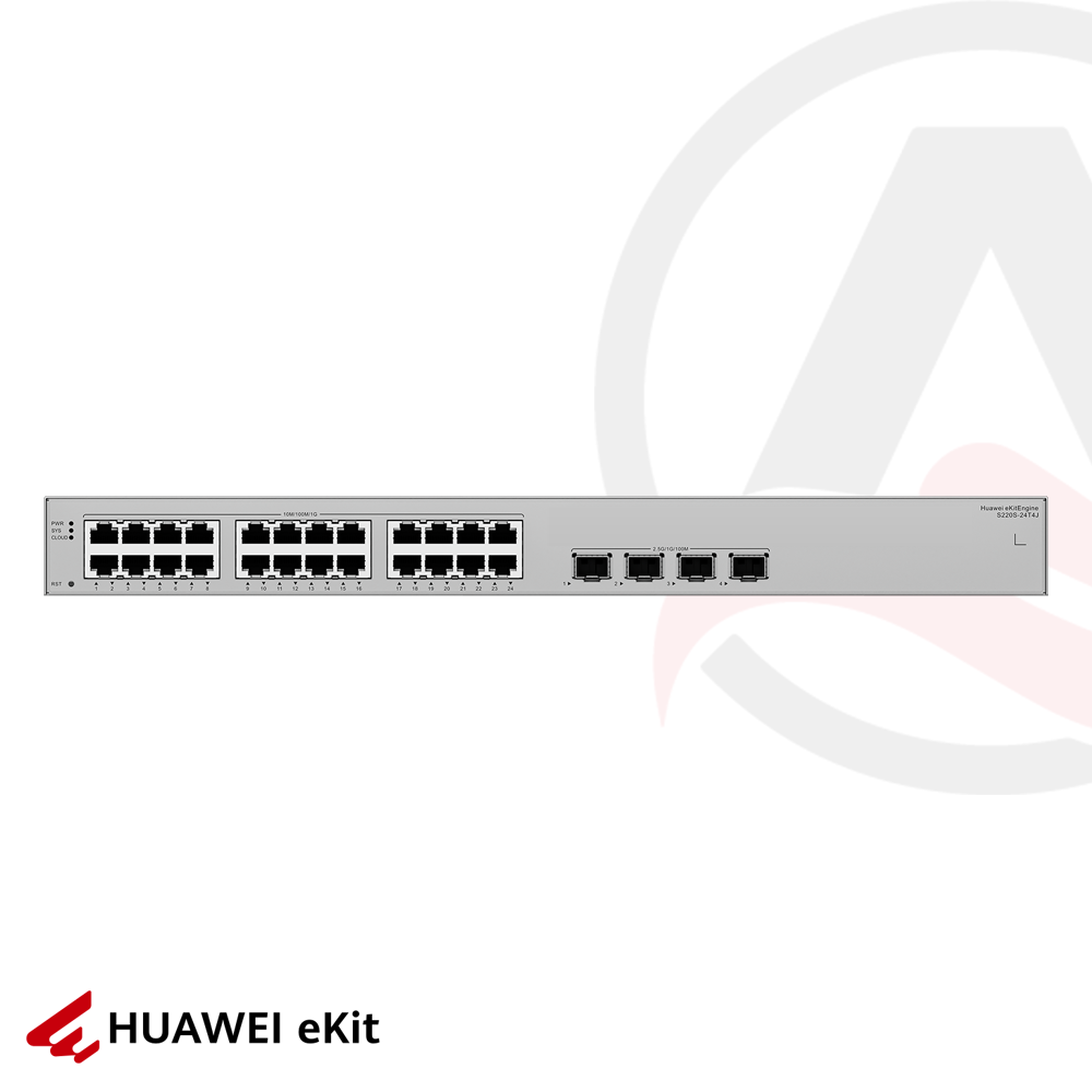 Huawei S220S-24T4J - 24 Port, 4 Port 2.5G SFP Gigabit Switch